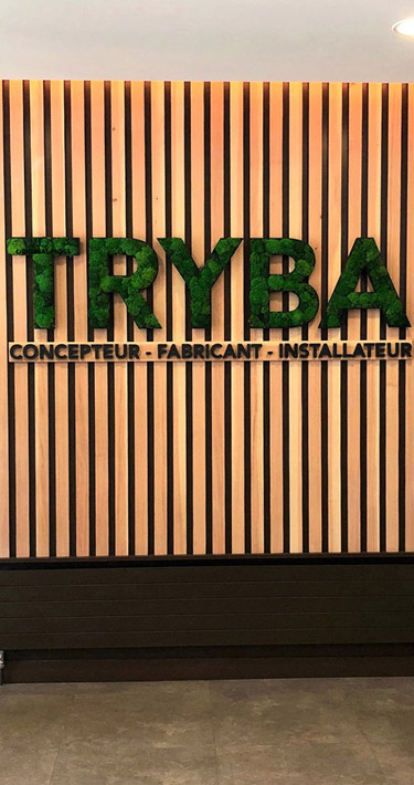 Logo végétal TRYBA